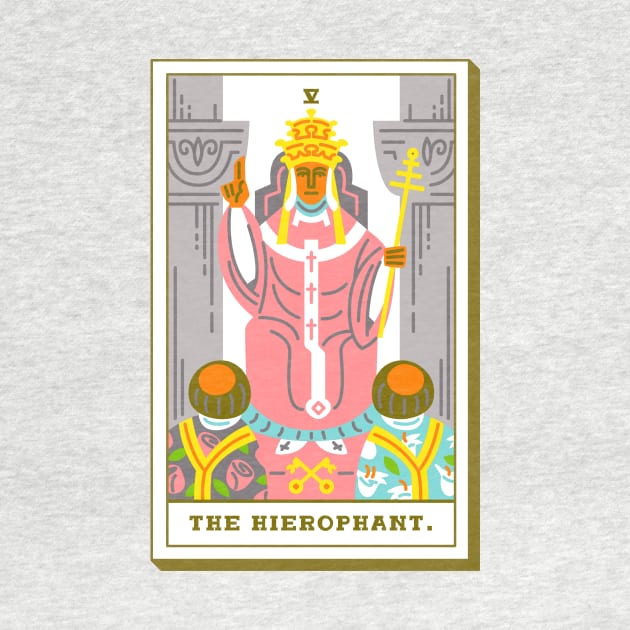 V - The Hierophant - Tarot Card by Joe Gottli